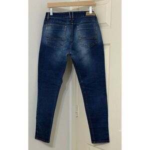 APL Mens sz 30x27 Slim Fit Jeans Dark Wash Blue Denim Pants Distressed